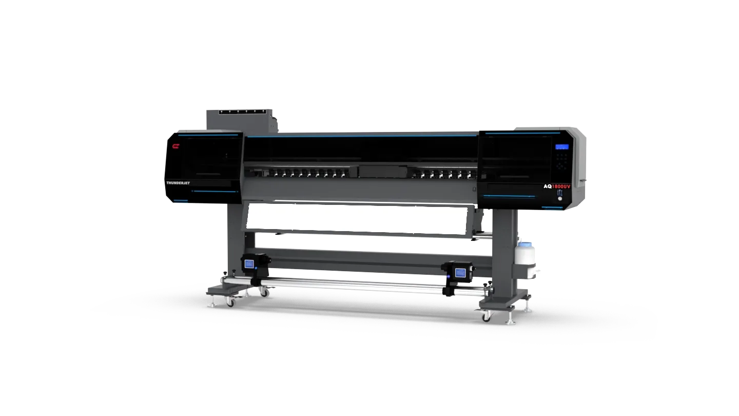 GONGZHENG / ThunderJet AQ1800UV — roll-to-roll UV LED printer