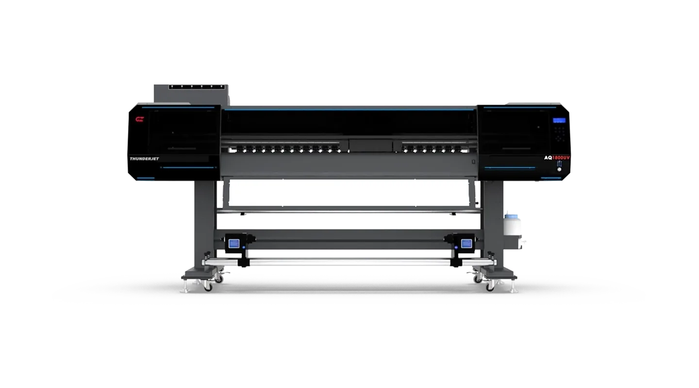 GONGZHENG / ThunderJet AQ1800UV — roll-to-roll UV LED printer