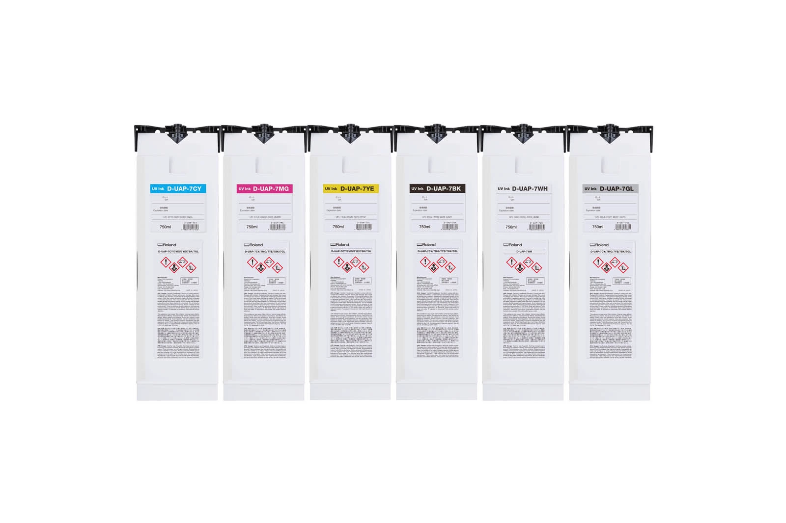 D-UAP 750ml ink range — selected D-UAP-7BK black pouch only