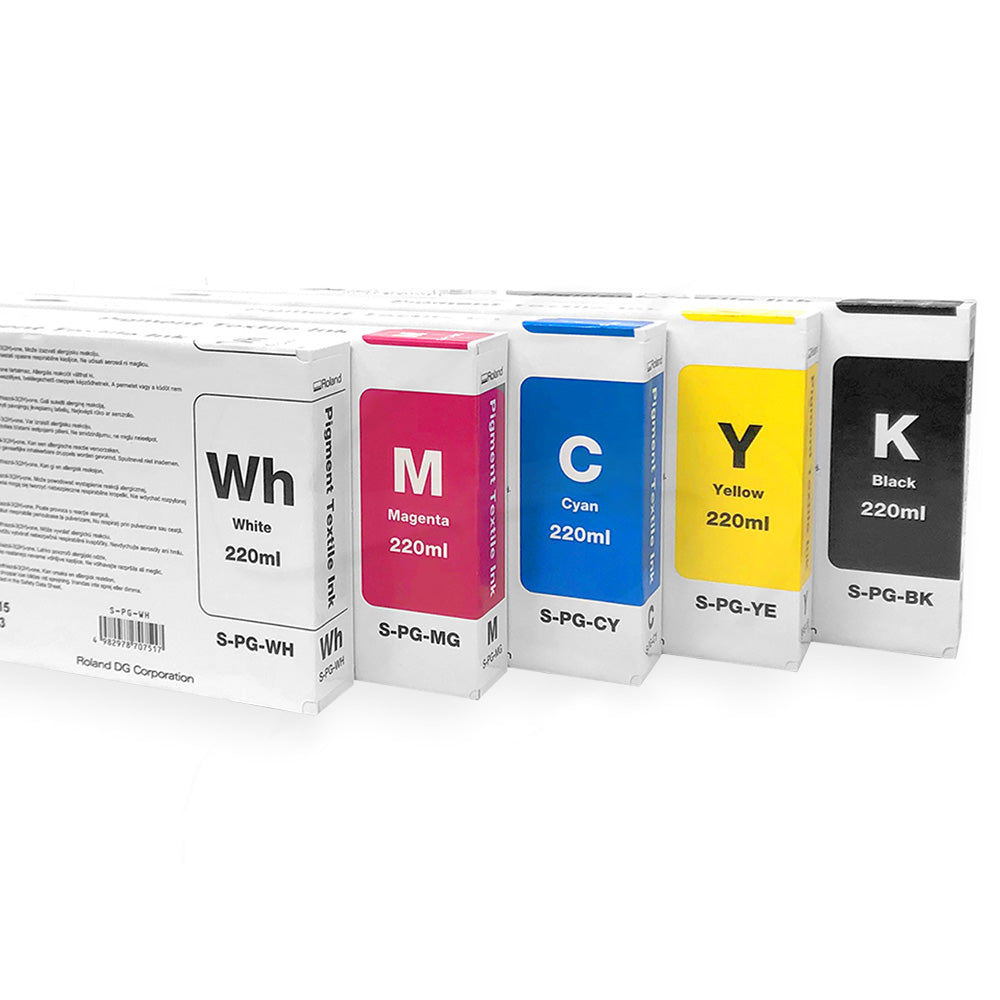 White Pigment DTF Ink, 220cc Cartridge — Original supplier product photograph, matched to the exact original part code.