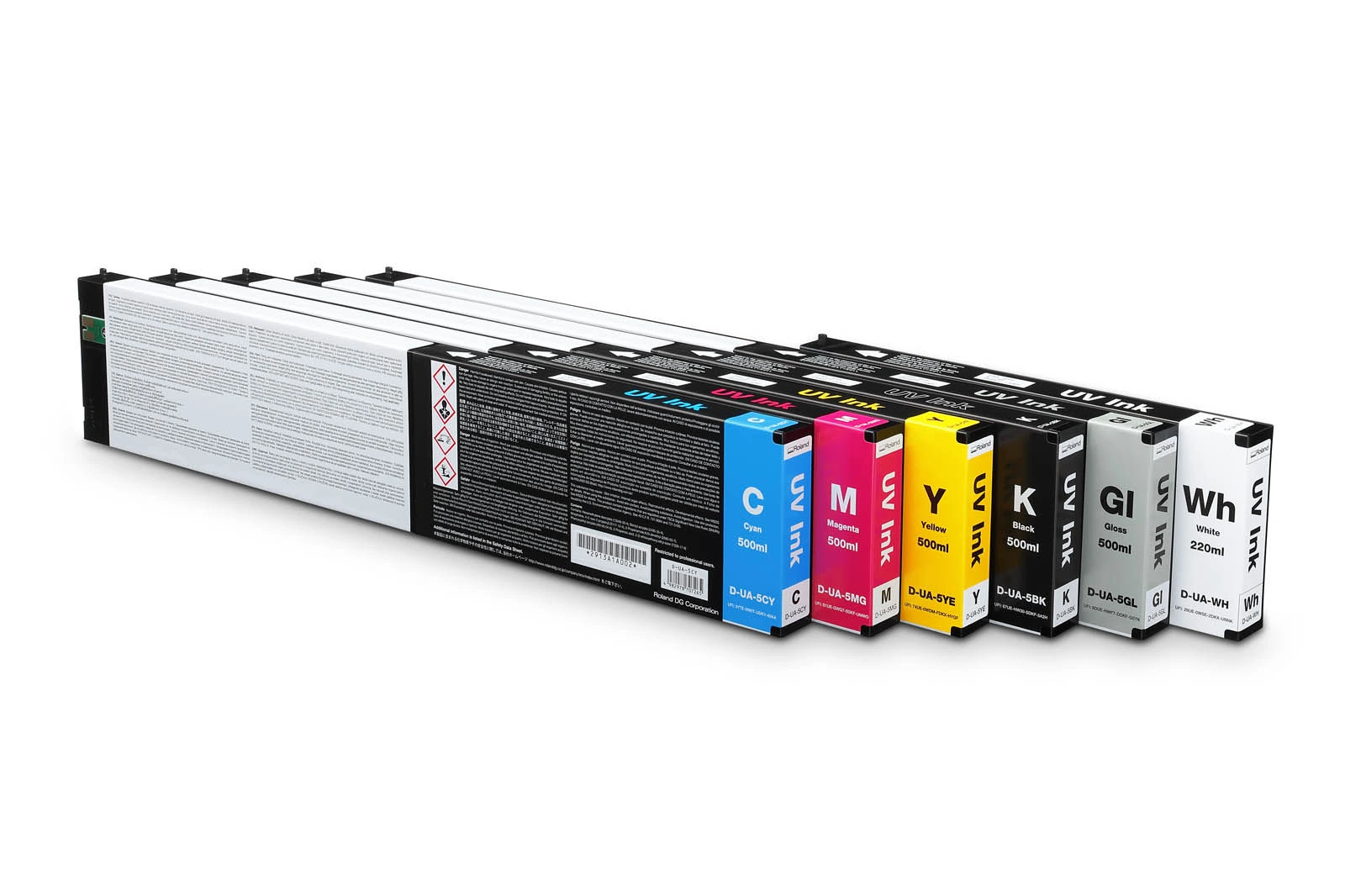 D-UA-5BK black 500ml — manufacturer range photograph; selected cartridge only